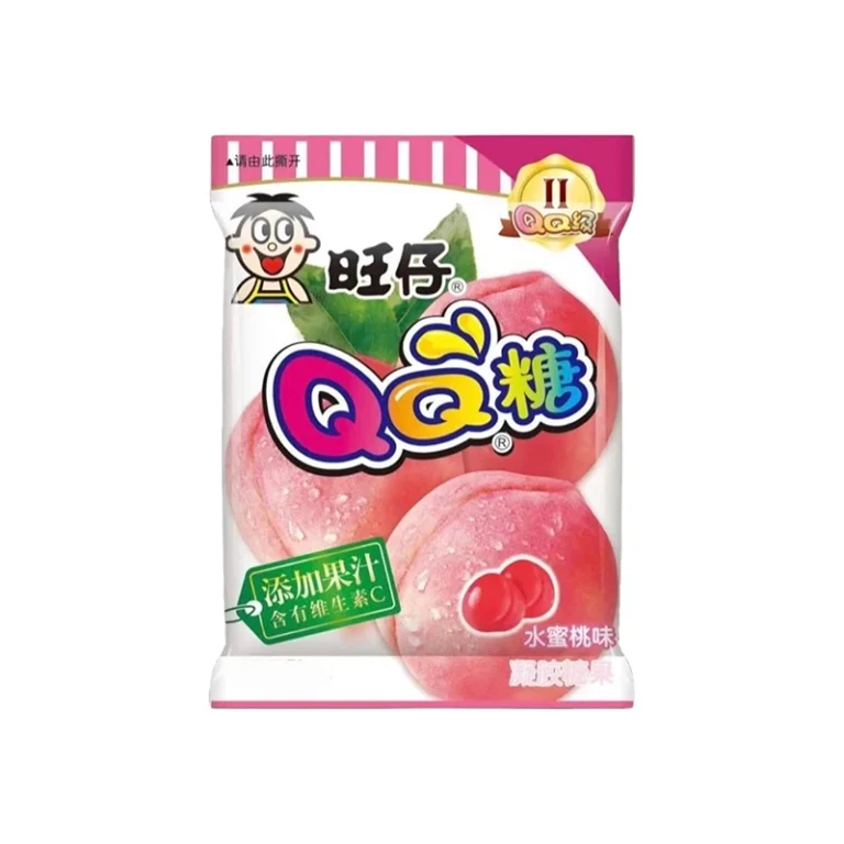 QQ guminukai - Persikų skonio 70g - Want Want
