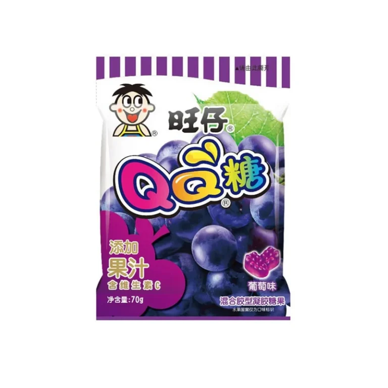 QQ guminukai - Vynuogių skonio 70g - Want Want