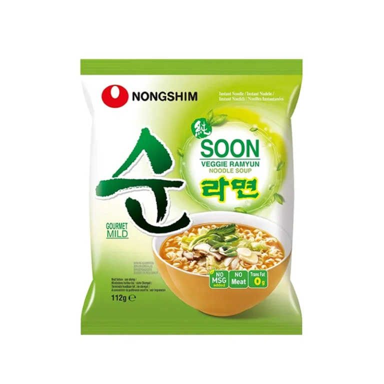 Aštrus daržovių ramenas Soon Veggie 112g – NongShim