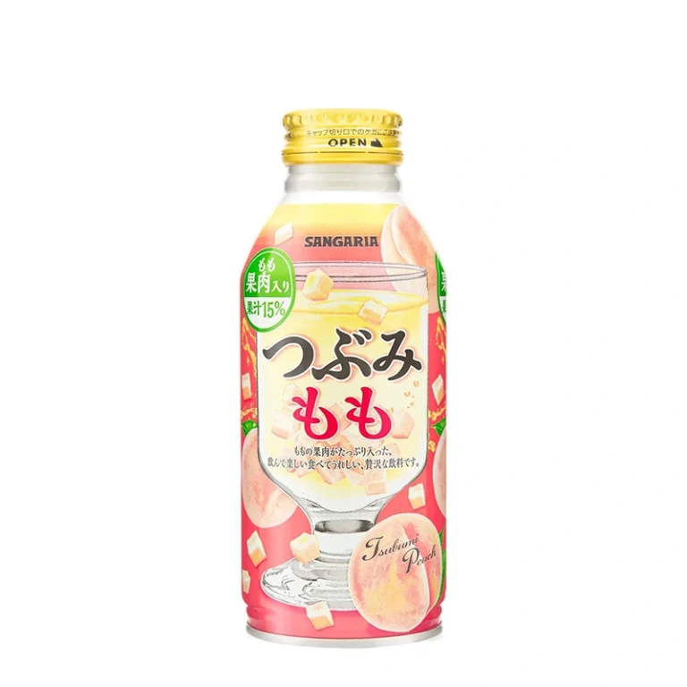 Tsubu Tsubu Persikų gėrimas 380ml - Sangaria