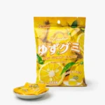 Yuzu (citrinos) skonio guminukai be glitimo 120g - Kasugai