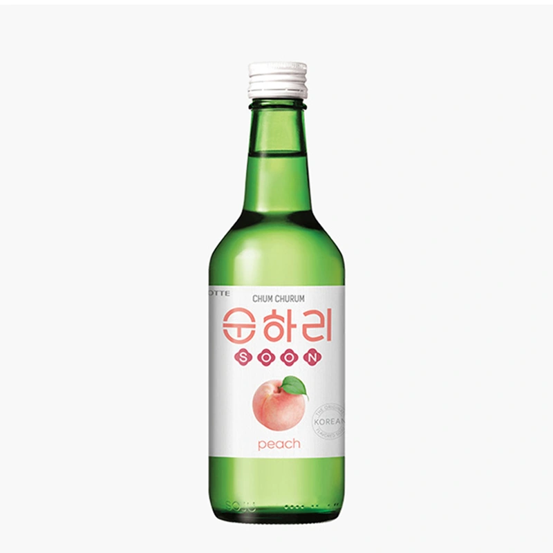 Chum Churum Korėjietiškas Soju – Persikų skonio (alk 12%) 350ml - Lotte