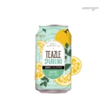 TEAZLE Gazuota Citron vaisiaus Žalioji arbata (be kalorijų) 340ml - WoongJin