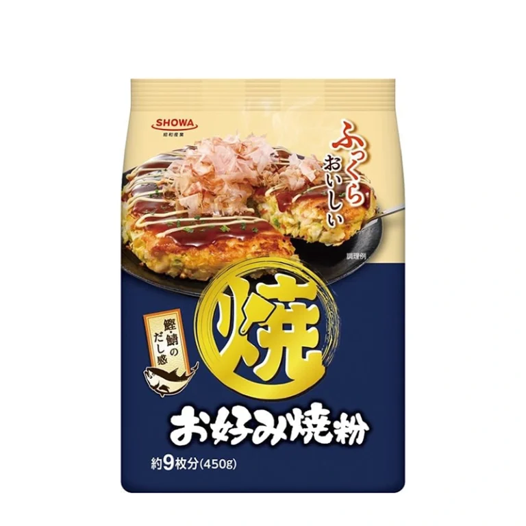 Japoniškas kviečių miltų mišinys Okonomiyaki blynialiams 450g - Showa