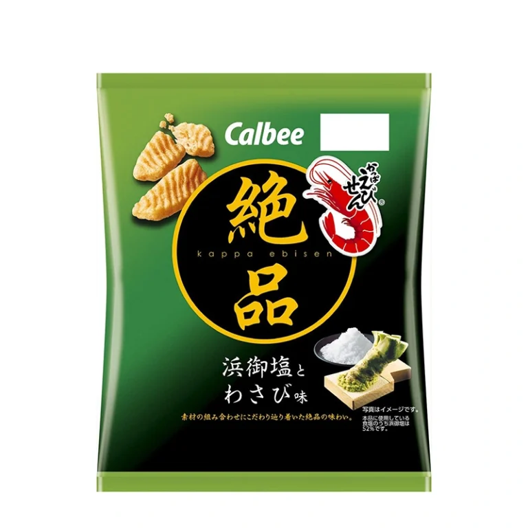 Zeppin Kappa-Ebisen Druskos ir Wasabi skonio traškučiai  60g - Calbee