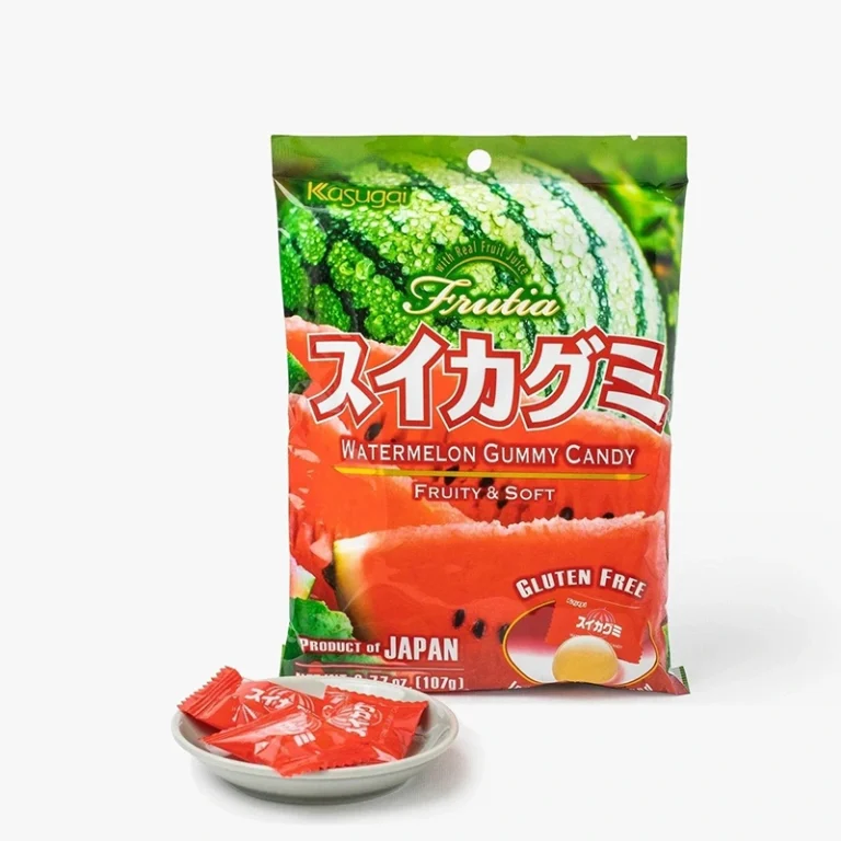 Arbūzo skonio guminukai be glitimo 107g - Kasugai - Image 2