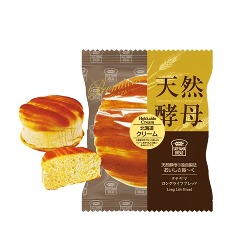 Premium klasės mielinis pyragėlis su Hokkaido kremu 95g - Tokyo Natural Yeast