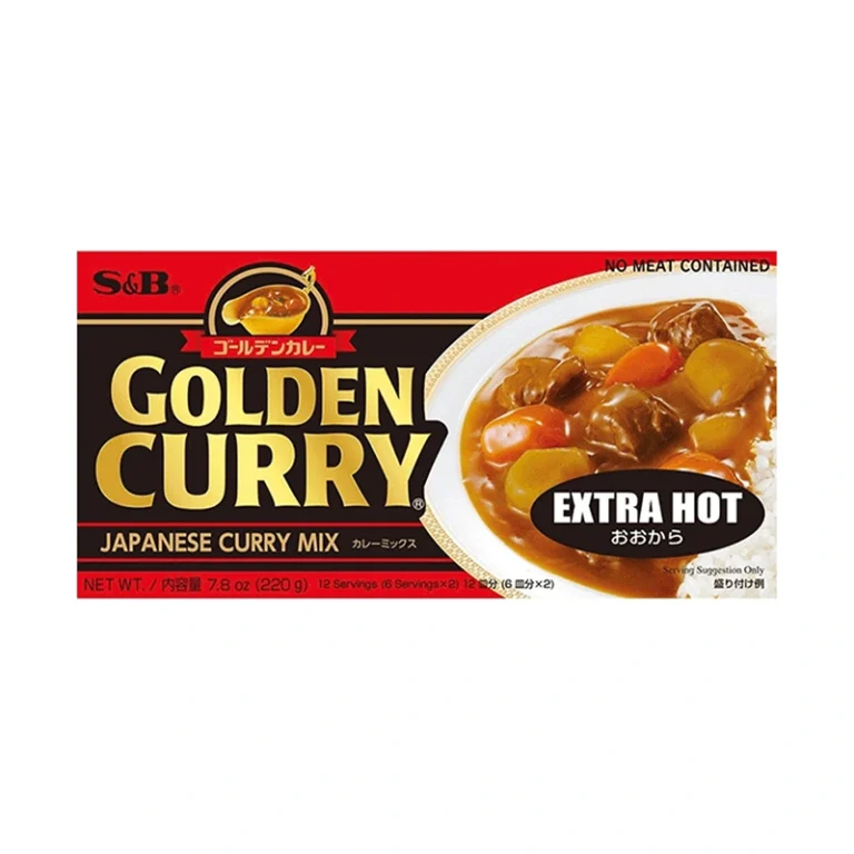 Golden Curry Ypač aštraus Japoniško kario mišinio kubeliai 220g - SB