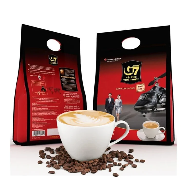 G7 3-in-1 Greito paruošimo Vietnamietiška tirpi kava 320g (20 pakelių x 16g) - Trung Nguyen