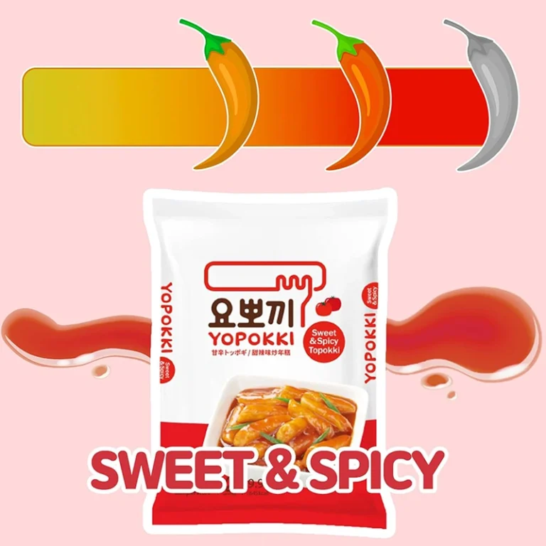 Yopokki Ryžių virtinukai su Saldžiu Čili padažu (2 porcijos) 280g (Youngpoong) - Image 4