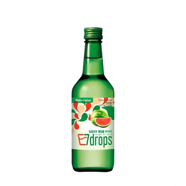 Korėjietiškas Soju - Arbūzų skonio (alk 12%) 360ml - 7drops