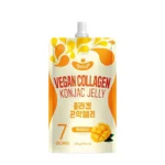 Veganiška Mangų skonio Konjac želė su kolagenu 120g - Delief