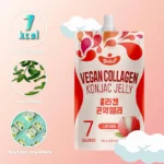 Veganiška ličių skonio Konjac želė su kolagenu 120g – Delief