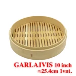 Fujian Bambuko garintuvo rinkinys (1 garlaivis + 1 dangtis) 10 inch~25.4cm