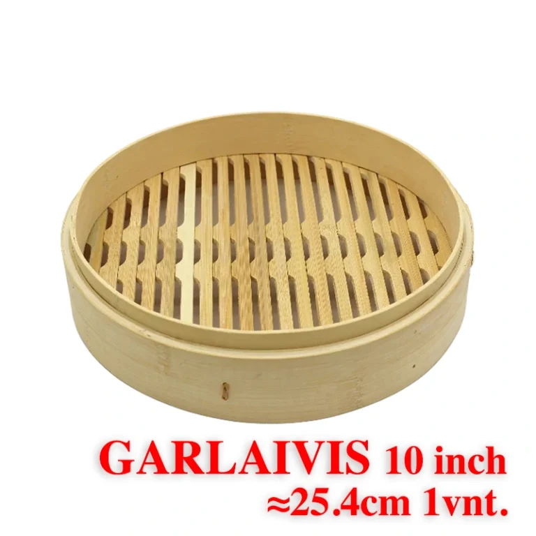Fujian Bambuko garintuvo rinkinys (1 garlaivis + 1 dangtis) 10 inch~25.4cm - Image 7