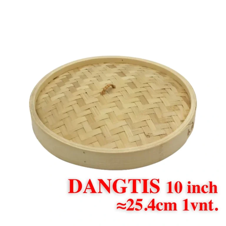 Fujian Bambuko garintuvo rinkinys (1 garlaivis + 1 dangtis) 10 inch~25.4cm - Image 6