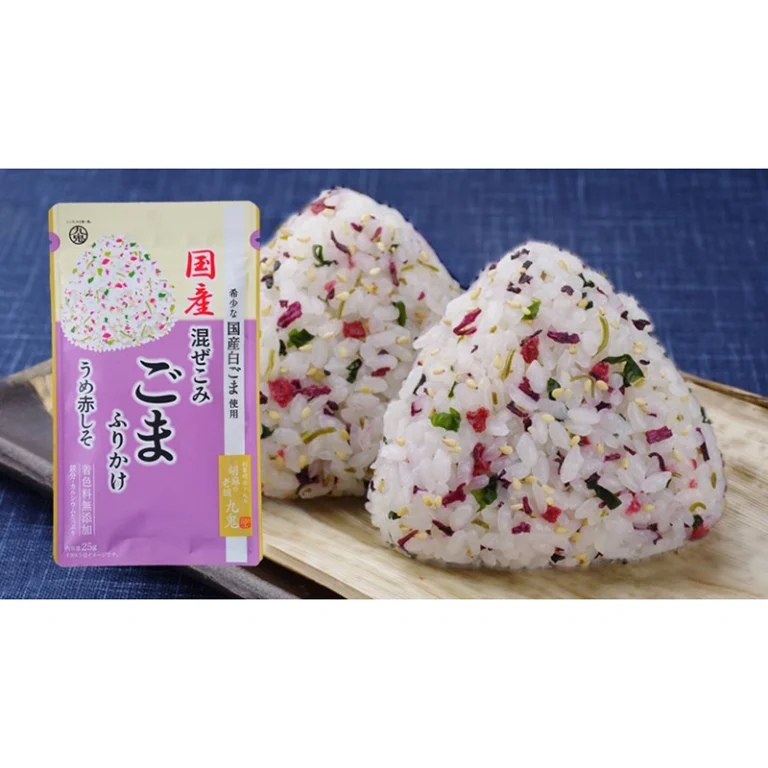 Kokusan Mazekomi Goma Furikake pabarstukai (pagaminti su Japoniškais sezamais) 25g - Kuki - Image 2