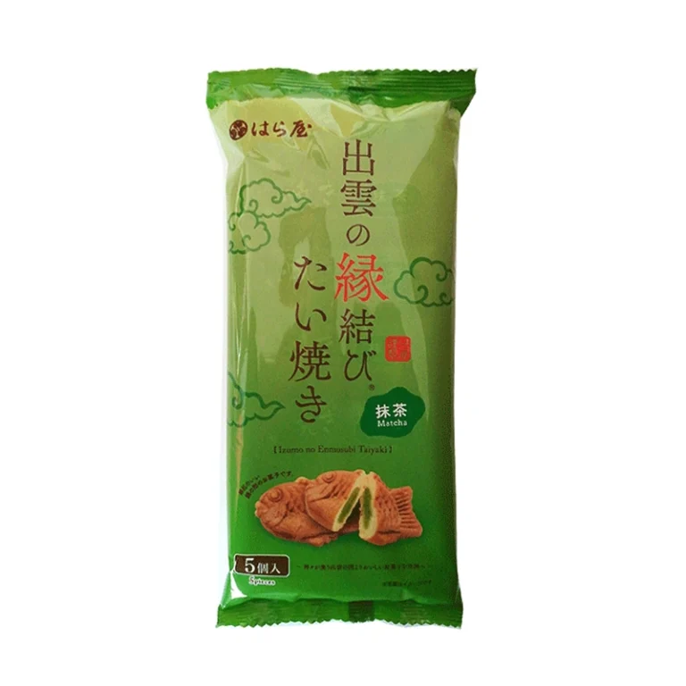 MATCHA TAIYAKI žuvies formos pyragėliai su matcha kremu 150g(5vnt) - Haraya