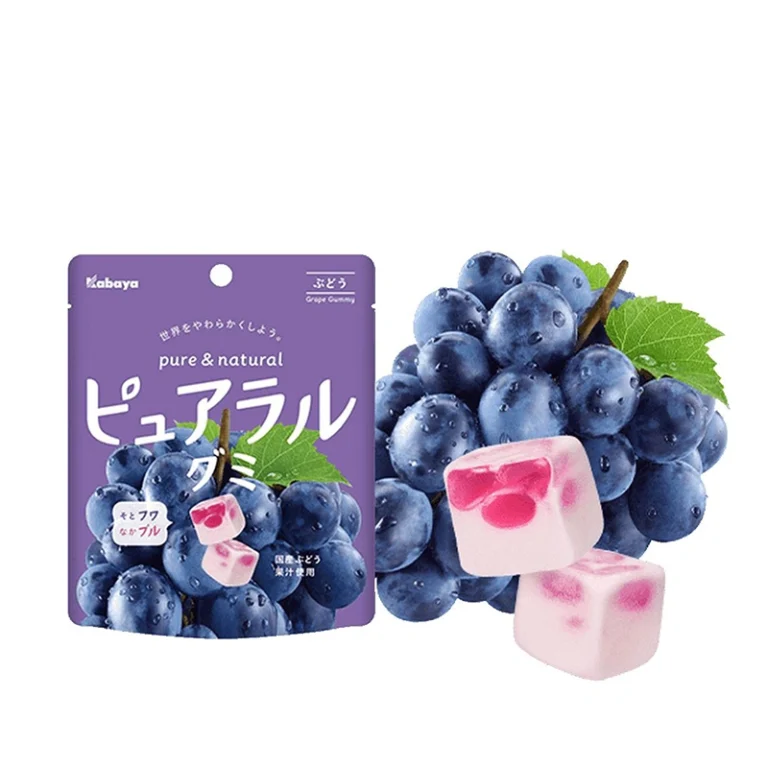 Munyu Pure Pureral vynuogių skonio guminukai 58g - Kabaya - Image 3
