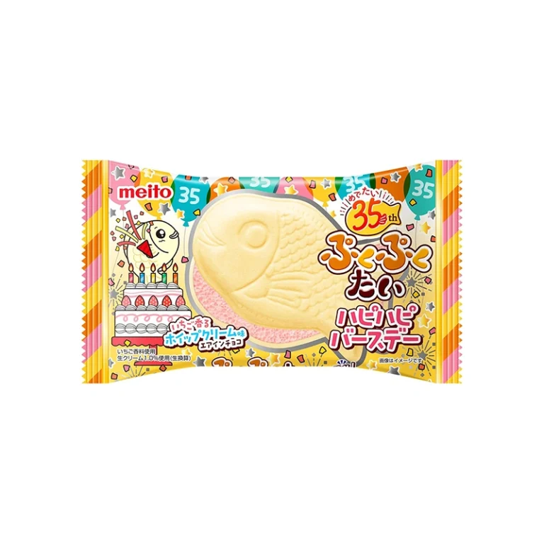 Puku Puku Tai Vaflis gimtadienio temos pakuotėje 16.5g - Meito
