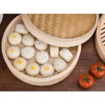 Fujian Bambuko garintuvo rinkinys (1 garlaivis + 1 dangtis) 10 inch~25.4cm