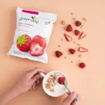 Braškių skonio traškučiai 25g - Greenday