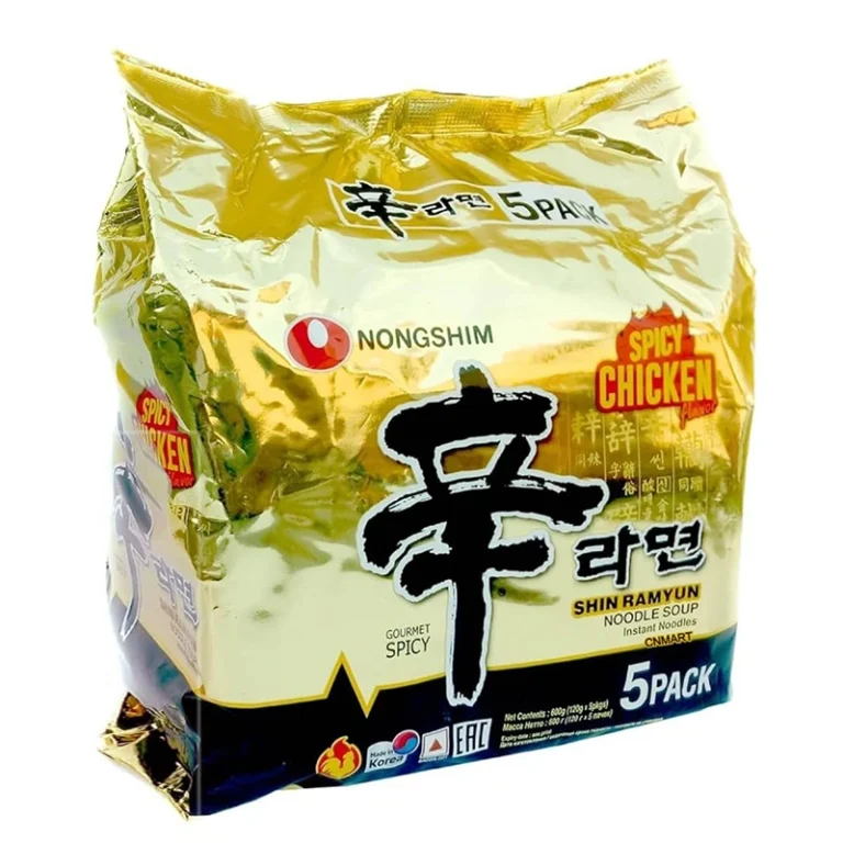 Greito paruošimo Vištienos skonio Shin Ramyun makaronai 600g(120g*5vnt) - Nongshim - Image 2