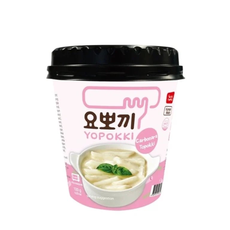 Ryžių Virtinukai Carbonara Skonio 120g - Yopokki