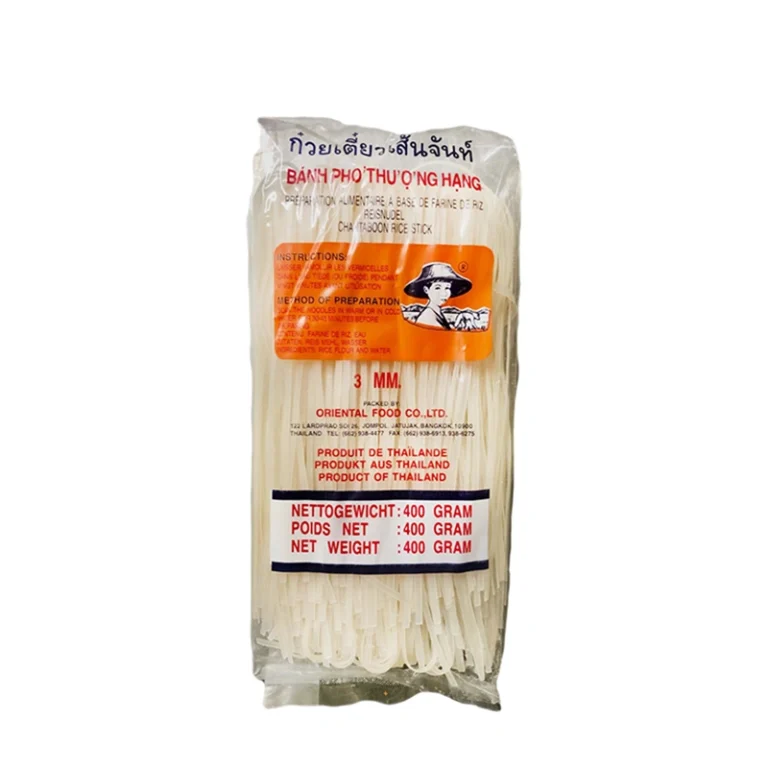 Ryžių makaronai 3mm 300g (Vermišeliaiūs) - Farmer