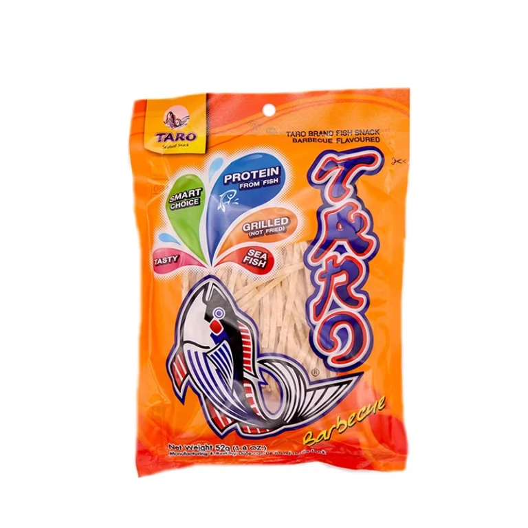 Žuvies Juostelės – Barbekiu Skonio 52g - Taro