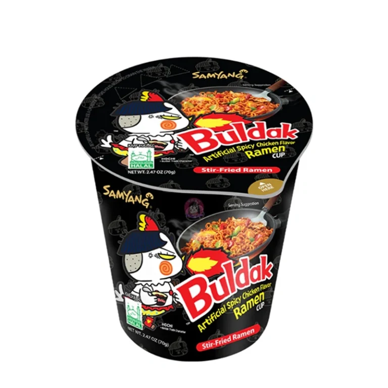 Buldak Labai aštrūs vištienos skonio makaronai Originalus (indelyje) 70g - Samyang