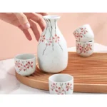 Japoniškas sakės rinkinys A (1 ąsotis + 4 taurės ) - Golden Turtle