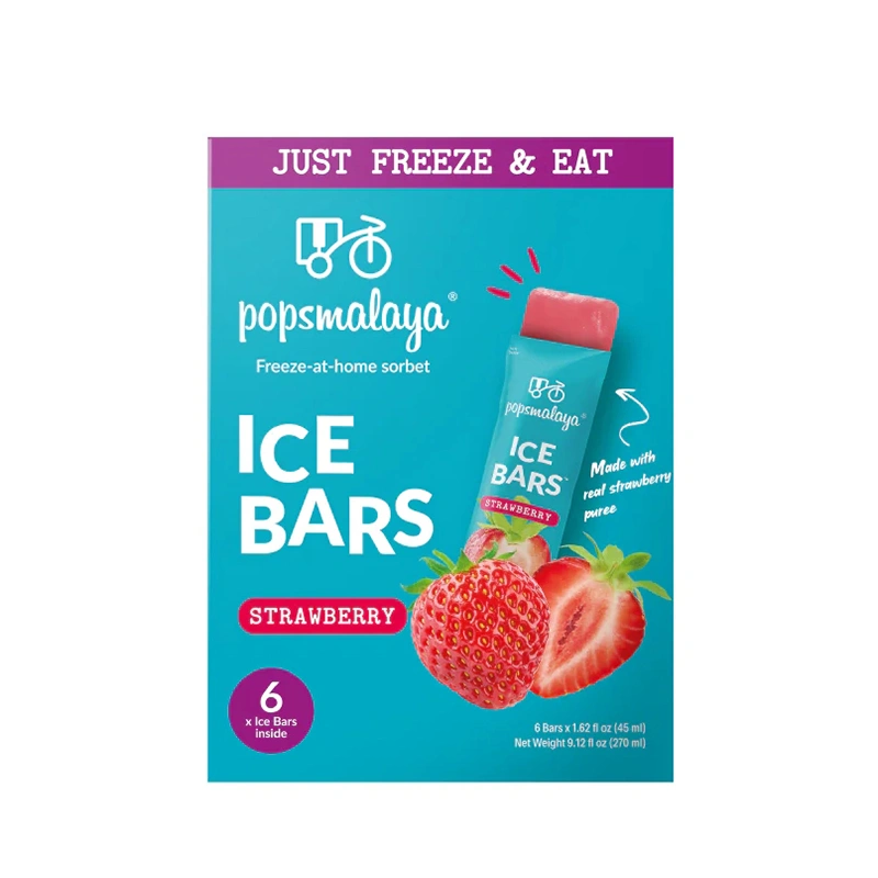 Saldytos ledų lazdelės – Braškių skonis 270ml(45ml*6) - MY Popsmalay - Image 4