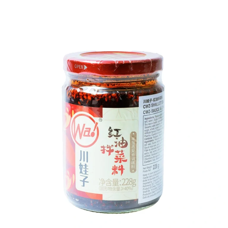 Aštrus Čili Aliejus su Prieskoniais 228g - ChuanWaZi - Image 3