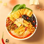 Luosifen Ryžių makaronai su Sriubos sultiniu (Labai aštrūs) 400g - LuoBaWang