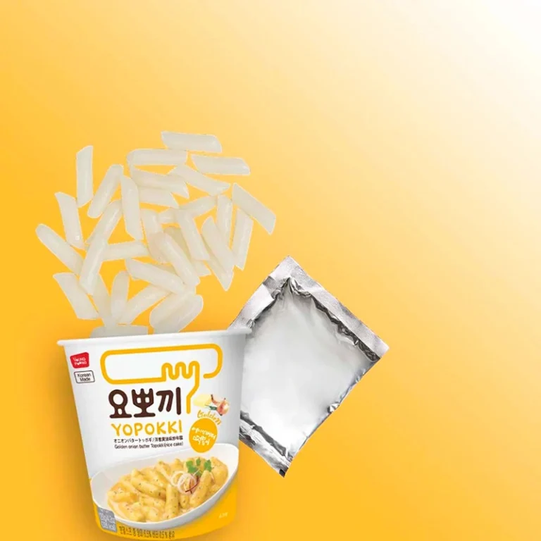 Yopokki Ryžių Virtinukai (Topokki) – auksinių svogūnų ir sviesto skonio 120g - YoungPoong - Image 2