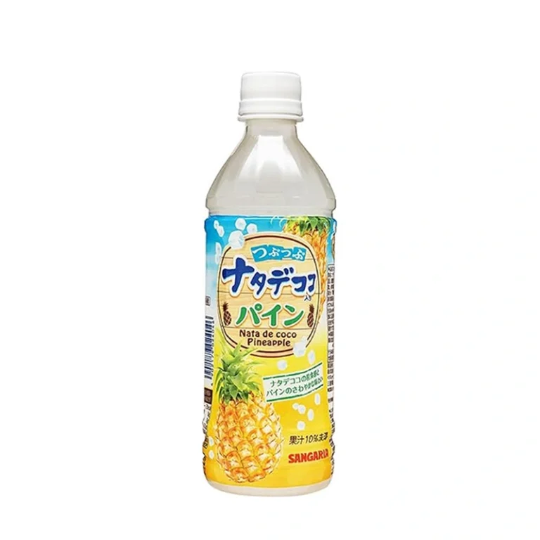 Tsubu-Tsubu Ananasų  gėrimas su Nata de Coco žele 500ml - Sangaria