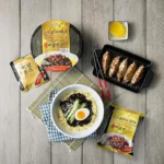 JJAJANGMEN makaronai su juodųjų sojų pupelių pasta 800g(200g*4vnt) - Paldo