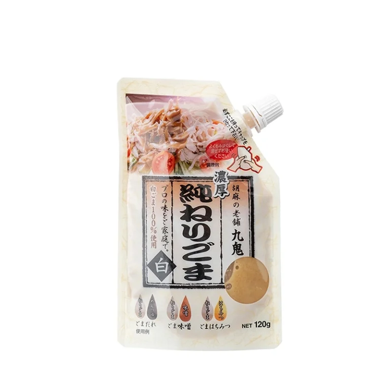Gryna Baltųjų sezamų pasta 120g - Kuki