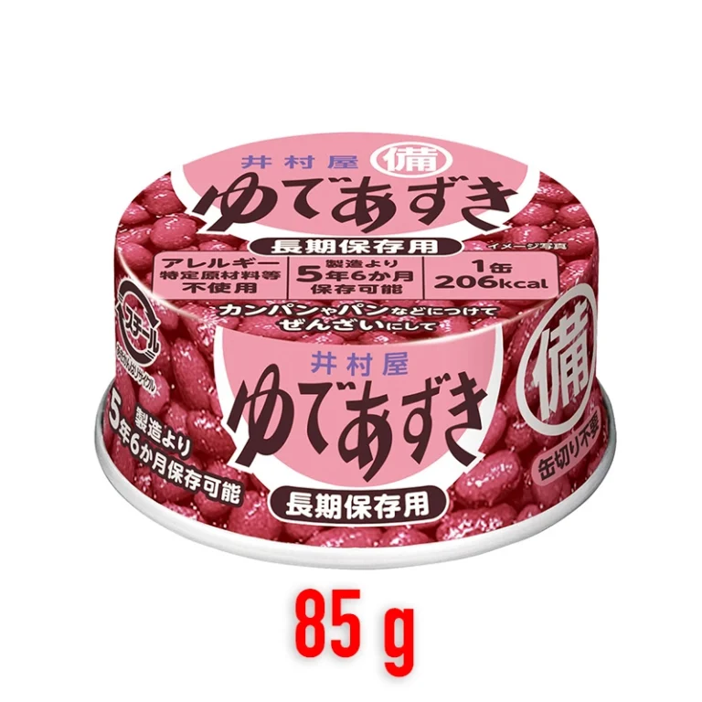 Yude Azuki pupelės skardinėje 85g - Imuraya