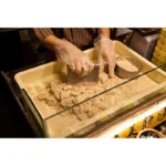 Warabi Mochi su rudojo cukraus sirupu 120g - Bashodo BBD: 2025-12-28