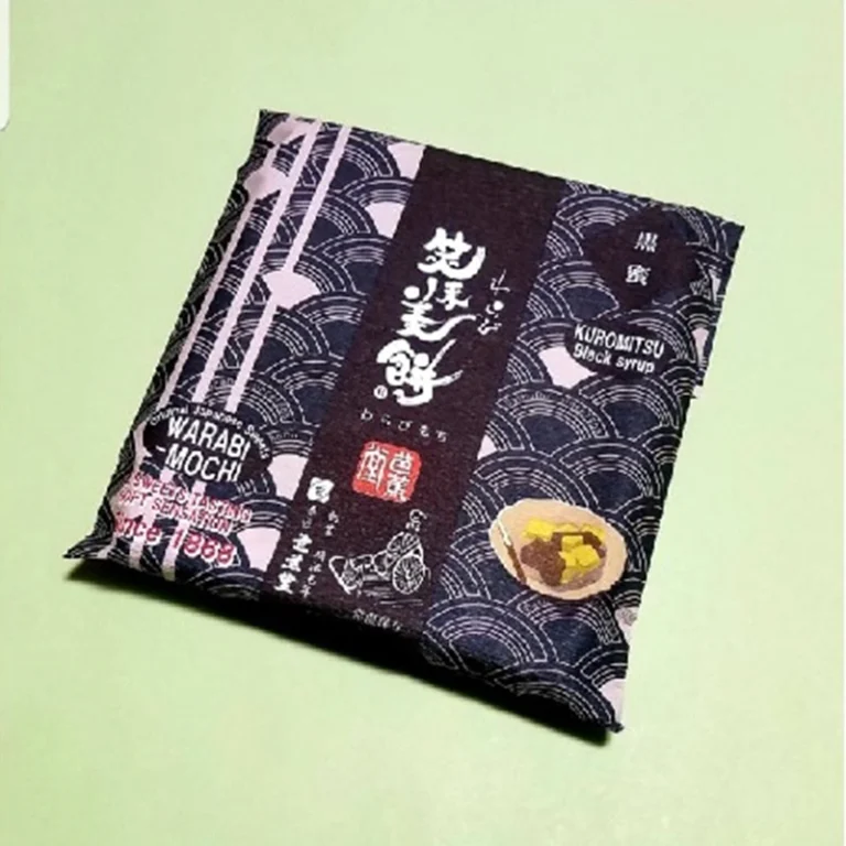 Warabi Mochi su rudojo cukraus sirupu 120g - Bashodo - Image 2
