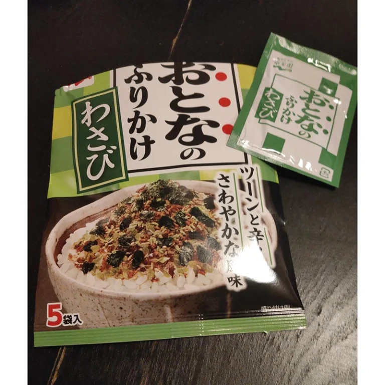 Otona No Furikake Wasabi Furikake ryžių pabarstukai 13.5g (2.7g×5vnt) - Nagatanien - Image 4