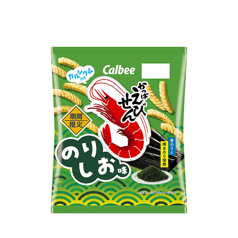 Kappa-Ebisen Nori Shio (Jūros dumblių ir druskos skonio) 64g - Calbee