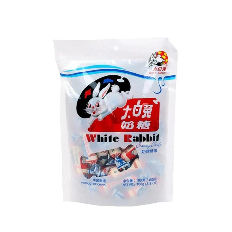 Tradiciniai kiniški pieno saldainiai 108g - White Rabbit