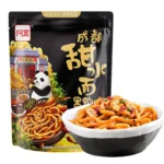 AKUAN Aštriai saldūs troškinio tipo UDON makaronai 275g - BaiJia
