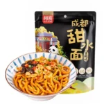 AKUAN Aštriai saldūs troškinio tipo UDON makaronai 275g - BaiJia