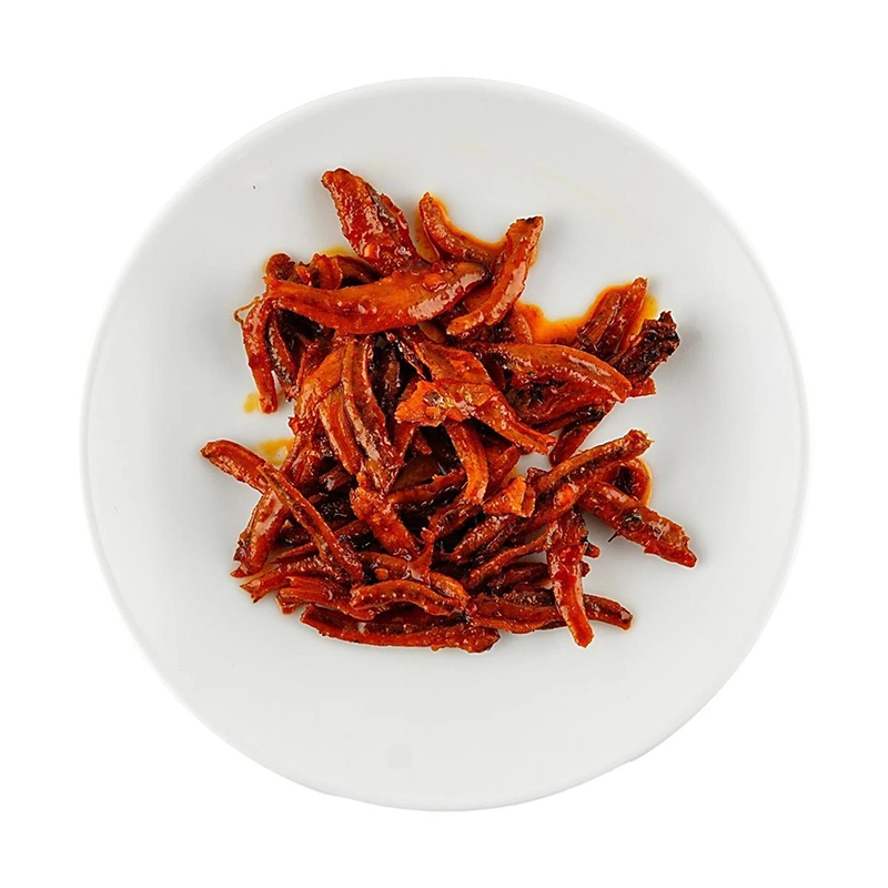 Keptų ančiuvių užkandis – Mišrus skonis (aštrus / labai aštrus / slapto troškinimo) 96g - Jinzai - Image 5