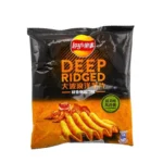 DEEP RIDGED bulvių traškučiai su vištienos ir Sičuano pipirų skoniu 54g - Lays