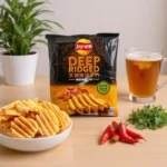 DEEP RIDGED bulvių traškučiai su vištienos ir Sičuano pipirų skoniu 54g - Lays